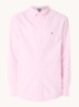 Oxford regular fit overhemd met logo - Roze