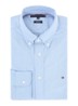 Oxford regular fit overhemd met logo - Blauw