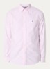 Oxford regular fit overhemd met streepprint - Roze