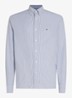 Oxford regular fit overhemd met streepprint - Royal Blue / White-0A8 / Blauw