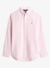 Oxford regular fit overhemd met streepprint - Medium Red / White