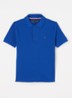 Polo van piqué katoen - Donkerblauw