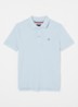 Polo van piqué katoen - Breezy Blue