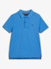 Polo van piqué katoen - Donkerblauw