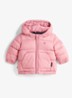 Puffer jas met capuchon - Roze