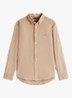 Reglar fit overhemd van flanel - Beige