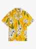 Regular fit overhemd met bloemenprint - Orange
