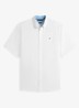 Regular fit overhemd met logo - Wit
