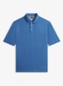 Regular fit polo in katoenblend - Zeegroen