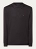 Regular fit polo met logo - Zwart