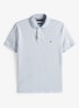 Regular fit polo met logo - Lichtblauw