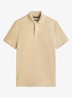 Regular fit polo met logo - Sandalwood-RBT / Bruin
