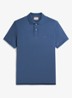 Regular fit polo met logo - Zeegroen