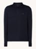 Regular fit polo met logo - Donkerblauw