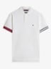 Regular fit polo met logo - Wit