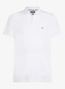Regular fit polo met logoborduring - Wit