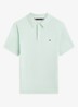 Regular fit polo met logoborduring - Mint