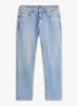 Ryan slim leg jeans met steekzakken - Denim
