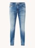 Scanton slim fit jeans met medium wassing - Blauw