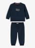 Set van sweater en joggingbroek met logo 2-delig - Donkerblauw