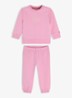 Set van sweater en joggingbroek met logo 2-delig - Lichtroze