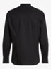 Slim fit overhemd met logo - Zwart