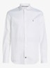 Slim fit overhemd met logo - Wit