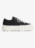 Sneaker met logo - Zwart