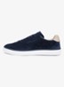 Sneaker van suède met logo - Donkerblauw