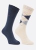 Sokken in 2-pack - Creme