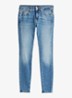 Sophie low waist skinny jeans met steekzakken - Donkerblauw