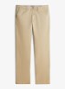 Straight fit chino met steekzakken - Beige