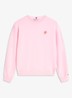 Sweater in katoenblend - Roze
