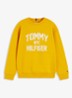 Sweater met logoborduring  - Geel
