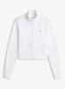 Sweatvest met opstaande kraag - Wit