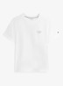 T-shirt met logo- en backprint - Wit