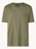 T-shirt met logo - Bronsgroen