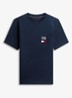 T-shirt met logo - Donkerblauw