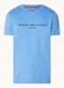 T-shirt met logoborduring  - Blue spell / blauw