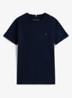 T-shirt met logoborduring - Dark Night Navy-C1G