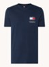 T-shirt met logoprint - Donkerblauw