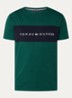 T-shirt met logoprint - Groen
