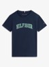 T-shirt met logoprint - Blauw