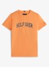 T-shirt met logoprint - Oranje