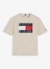 T-shirt met logoprint - Beige