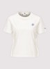 T-shirt met streepprint - Gebroken wit