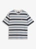 T-shirt met streepprint - Off White Stripe-YBH / Wit