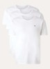 T-shirts met logo in 3-pack - Wit