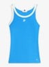 Tanktop met logoborduring - Blauw