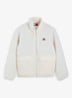 Teddy jas met logoborduring - Creme